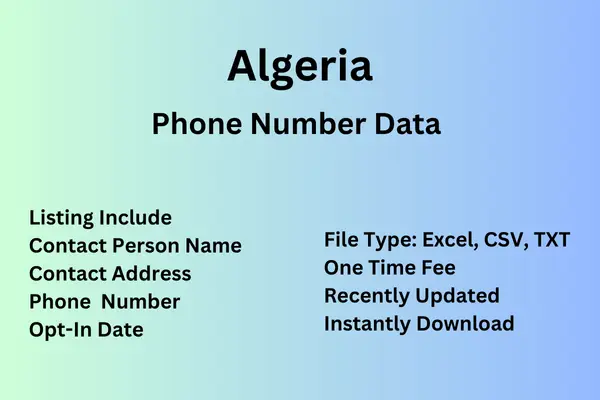 Algeria number data