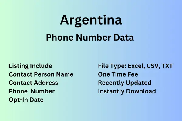 Argentina number data