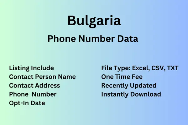 Bulgaria number data
