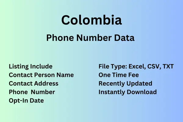 Colombia number data