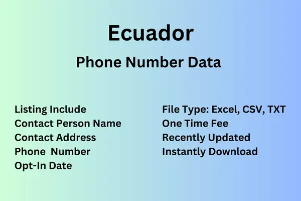Ecuador Number Data