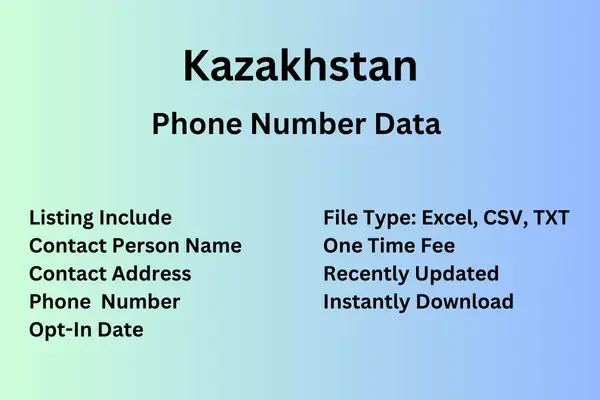 Kazakhstan number data
