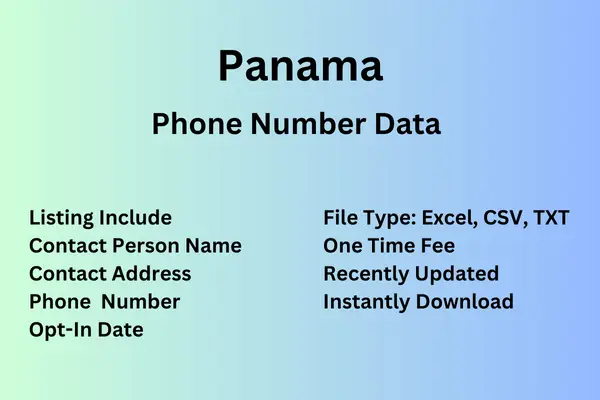 Panama number data