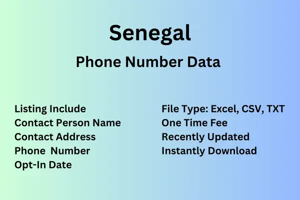 Senegal number data