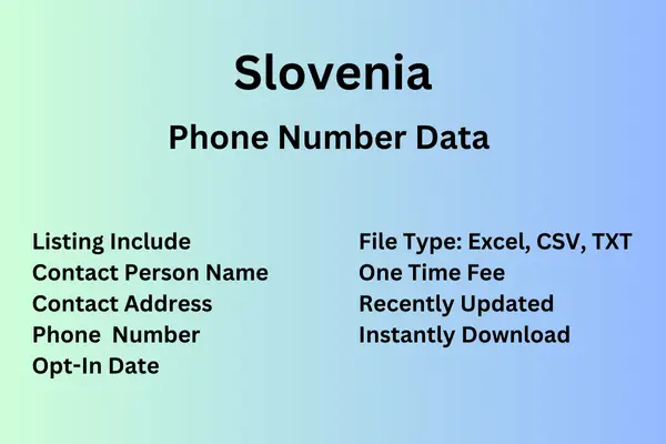 Slovenia number data