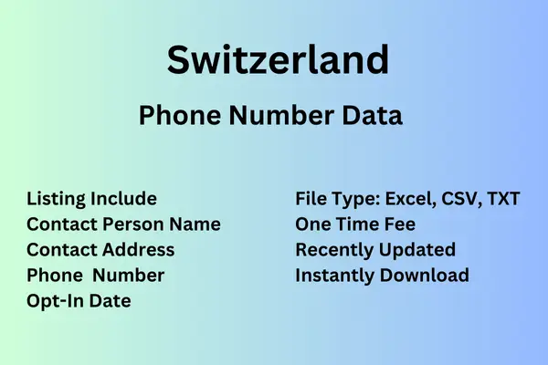 Switzerland number data