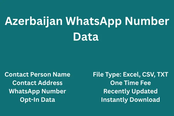 Azerbaijan whatsapp number data