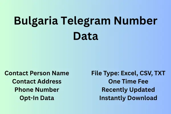 Bulgaria telegram number data