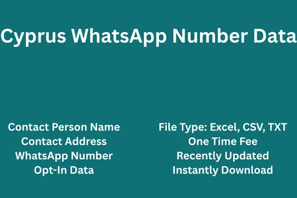 Cyprus whatsapp number data