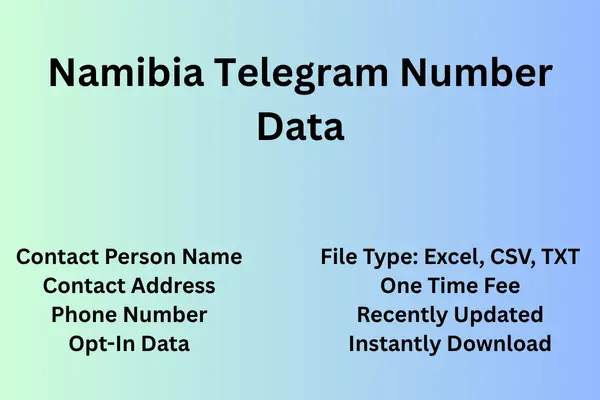 Namibia telegram number data