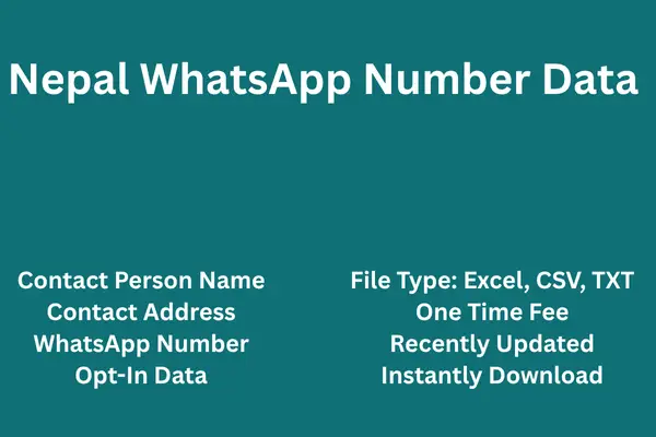 Nepal whatsapp number data
