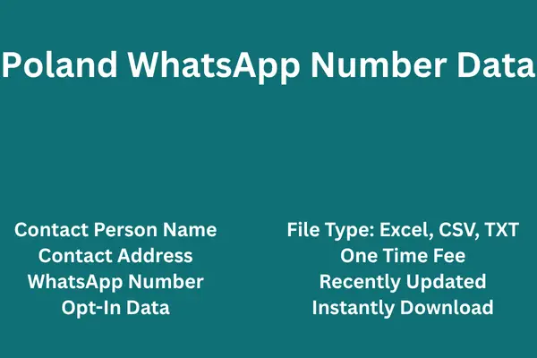 Poland whatsapp number data