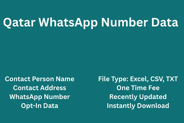 Qatar whatsapp number data