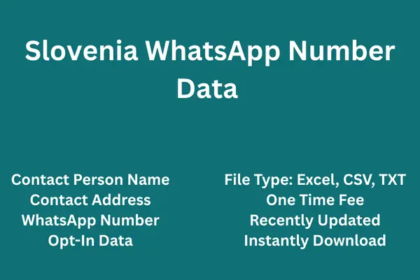 Slovenia whatsapp number data
