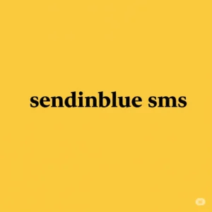 sendinblue sms