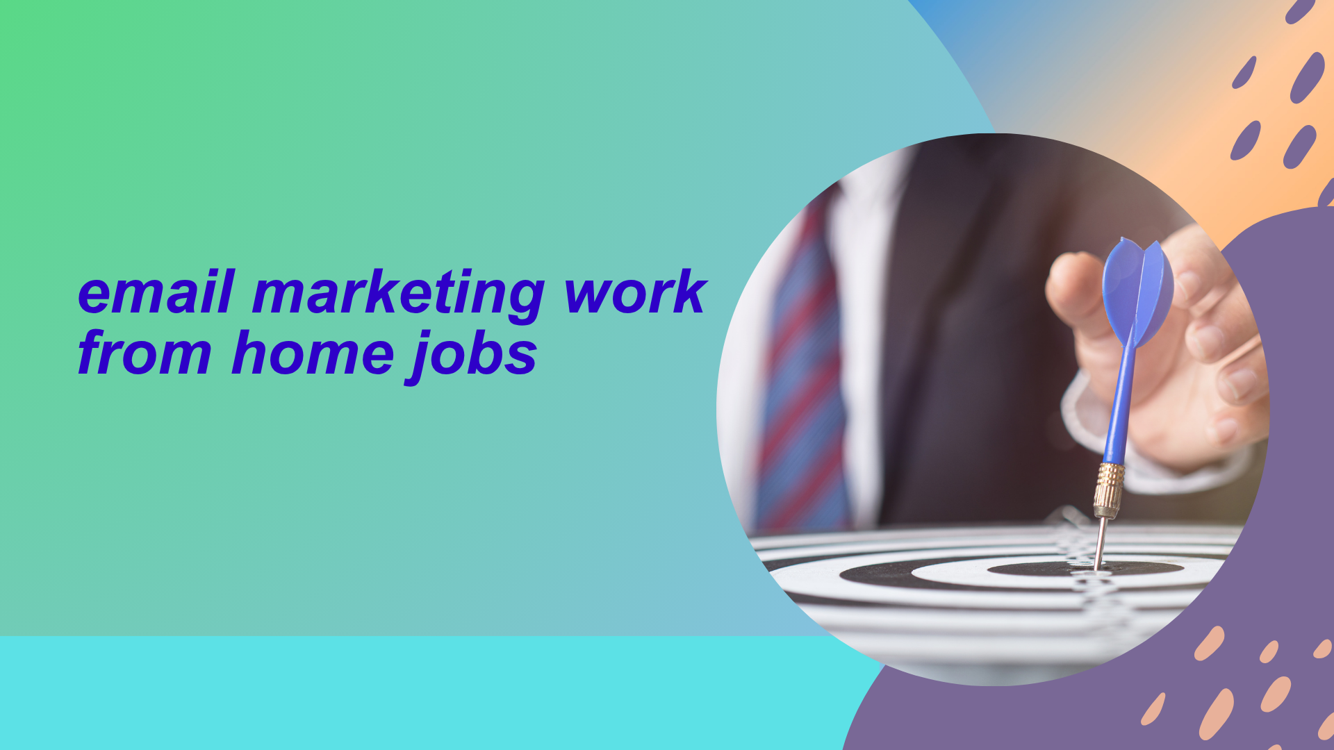 email marketing work from home jobs