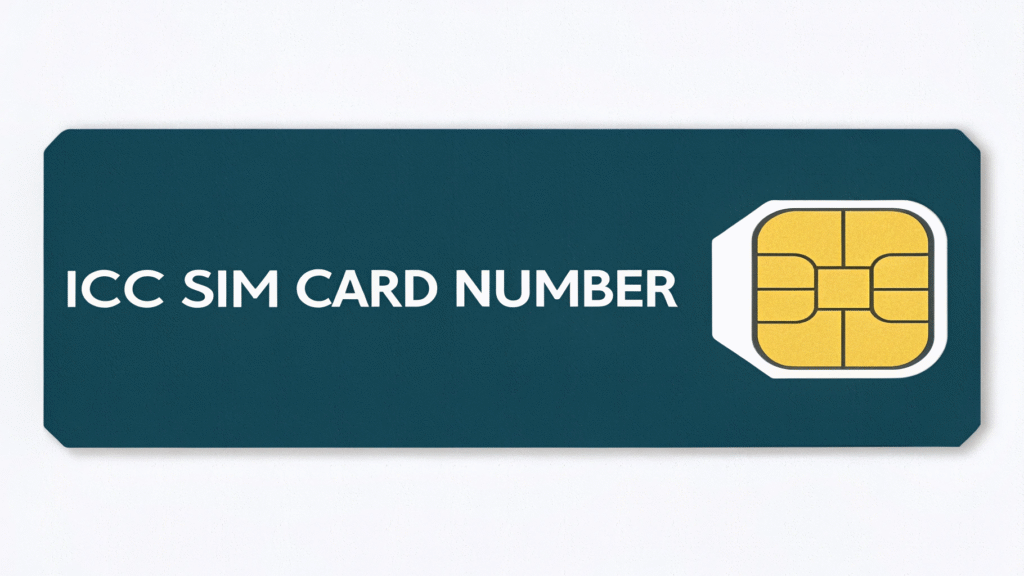 icc sim card number