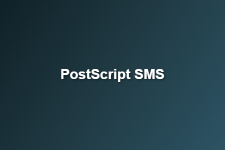 PostScript SMS